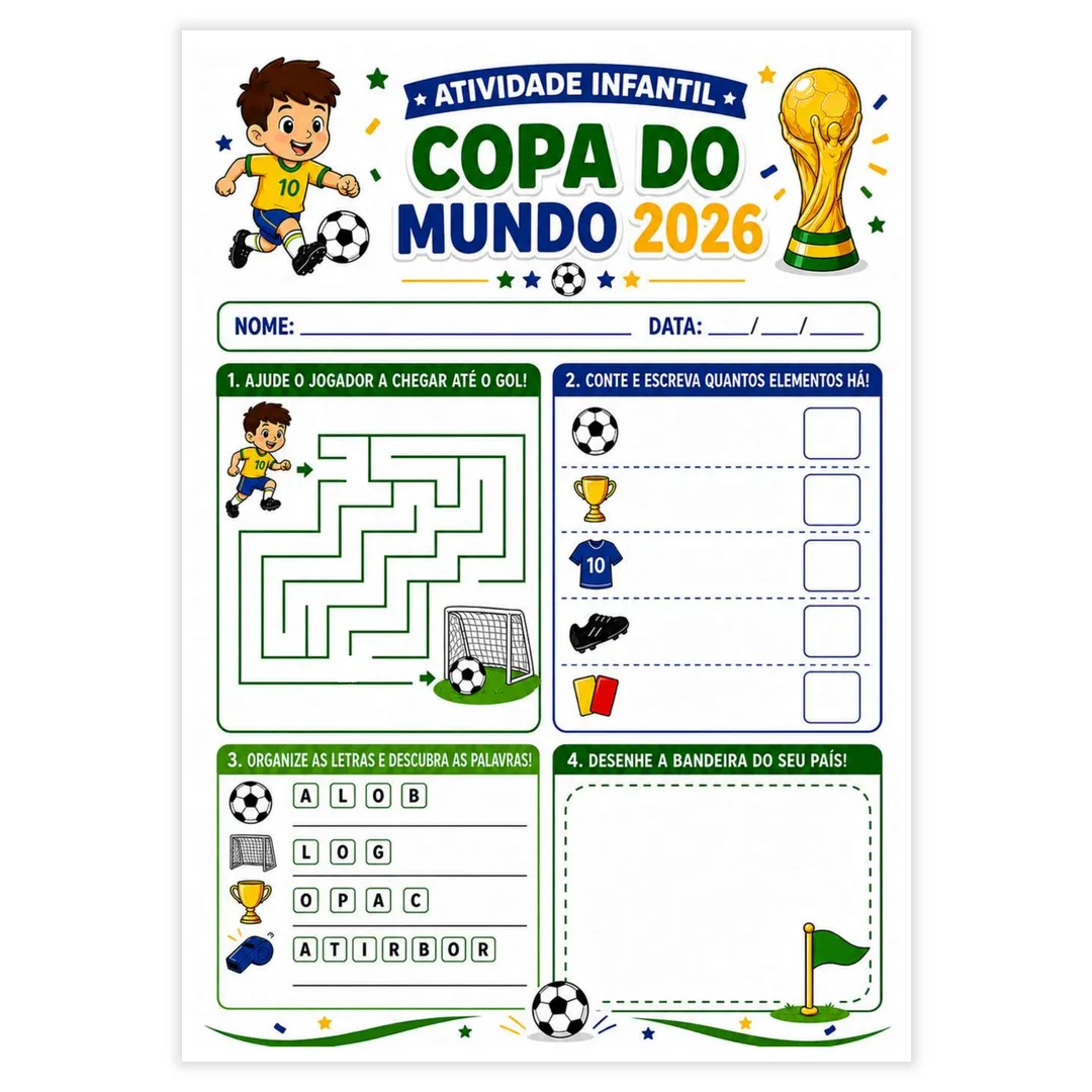Copa do Mundo 2026 1° Ano - imagem 1