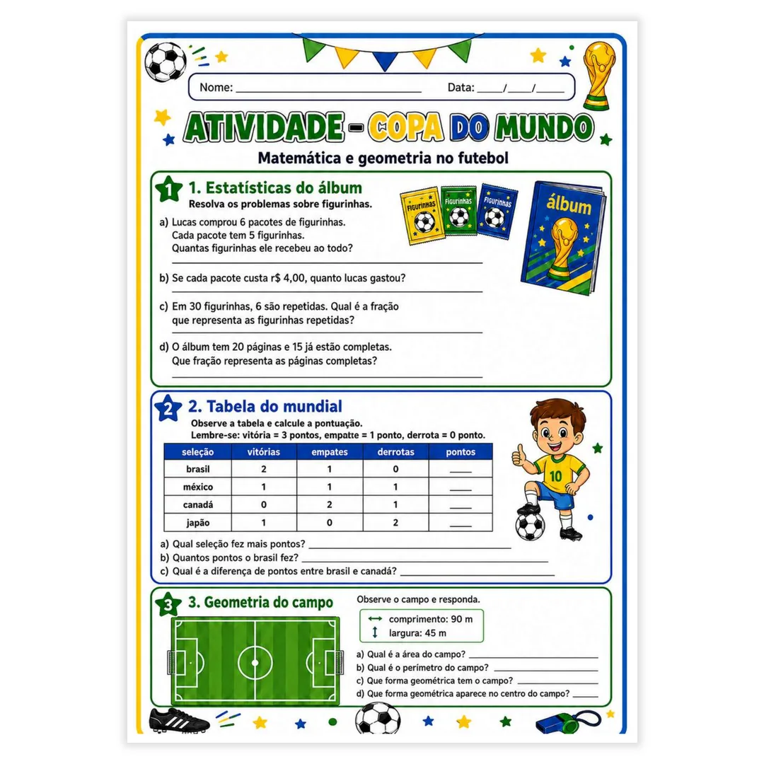 Copa do Mundo 2026 5° Ano - imagem 2
