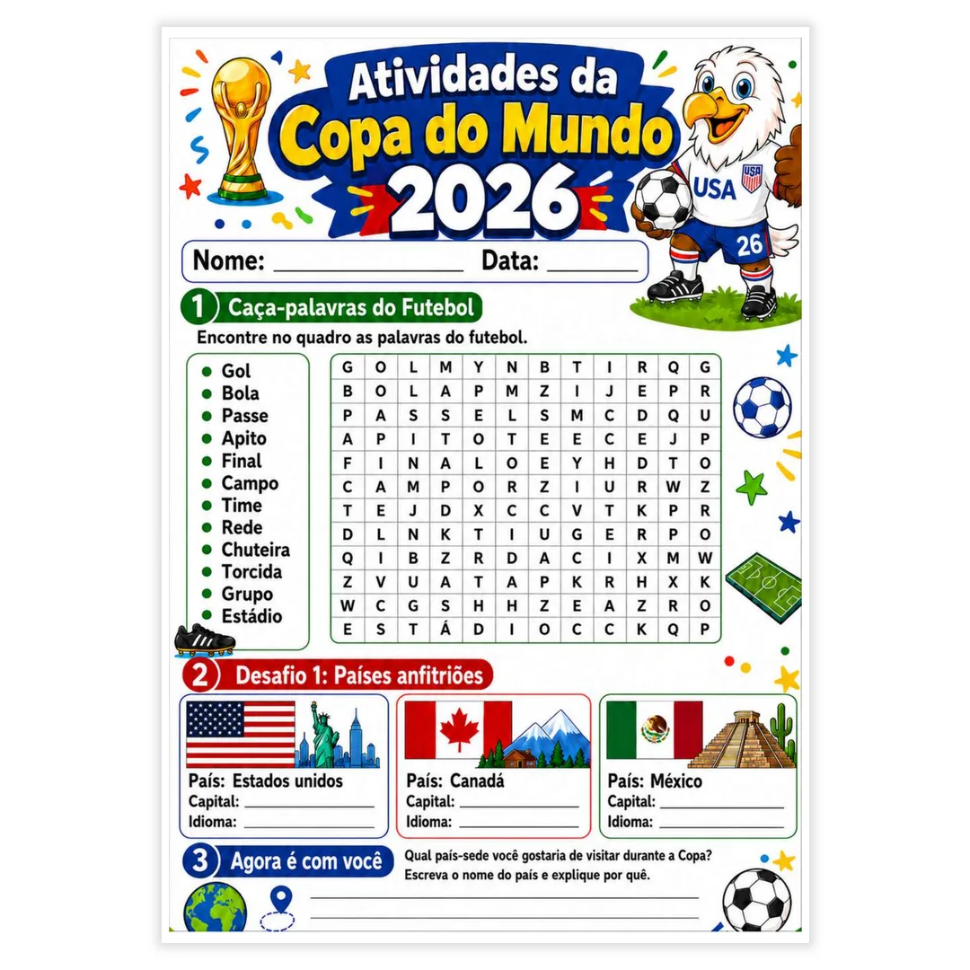 Copa do Mundo 2026 5° Ano - imagem 5