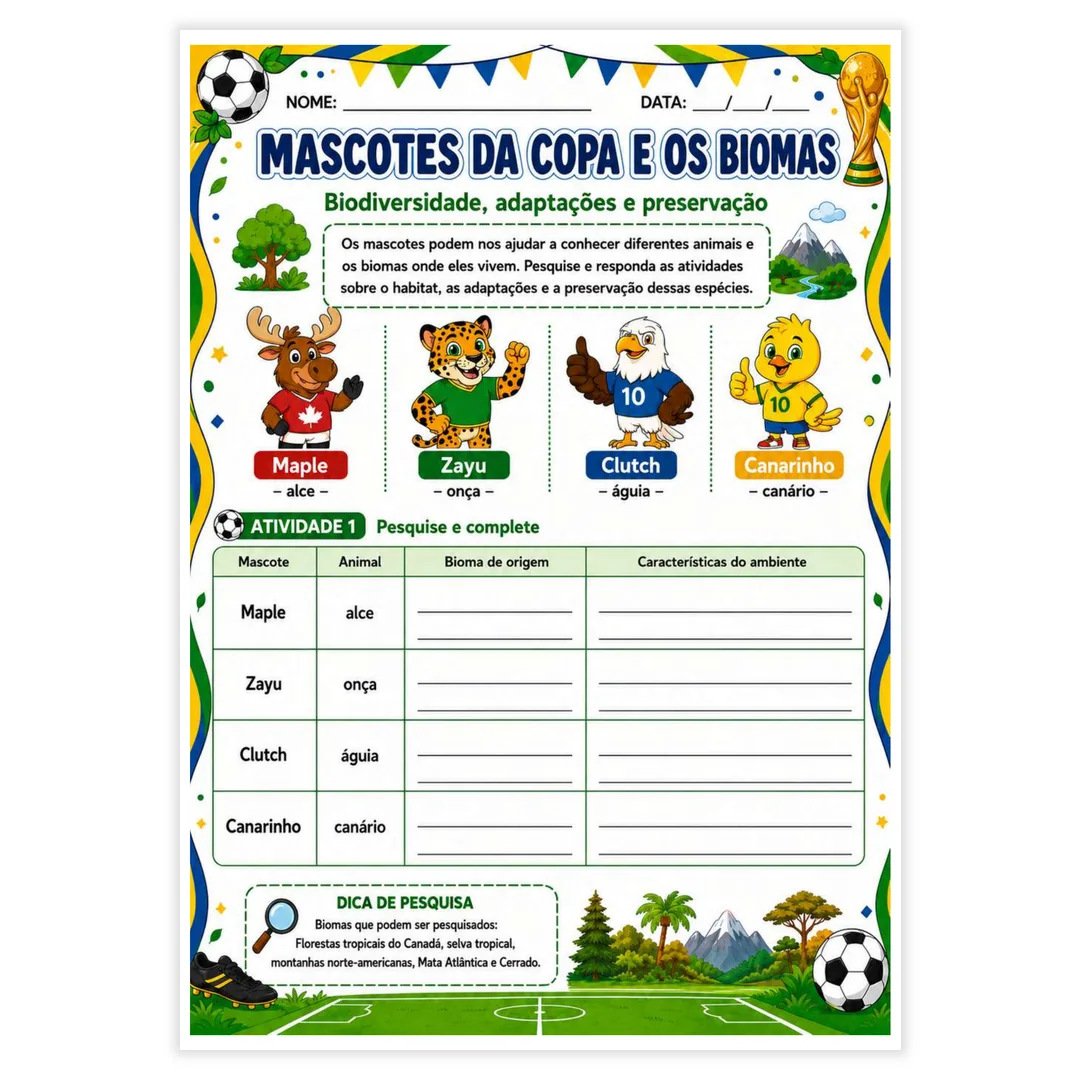Copa do Mundo 2026 5° Ano - imagem 7