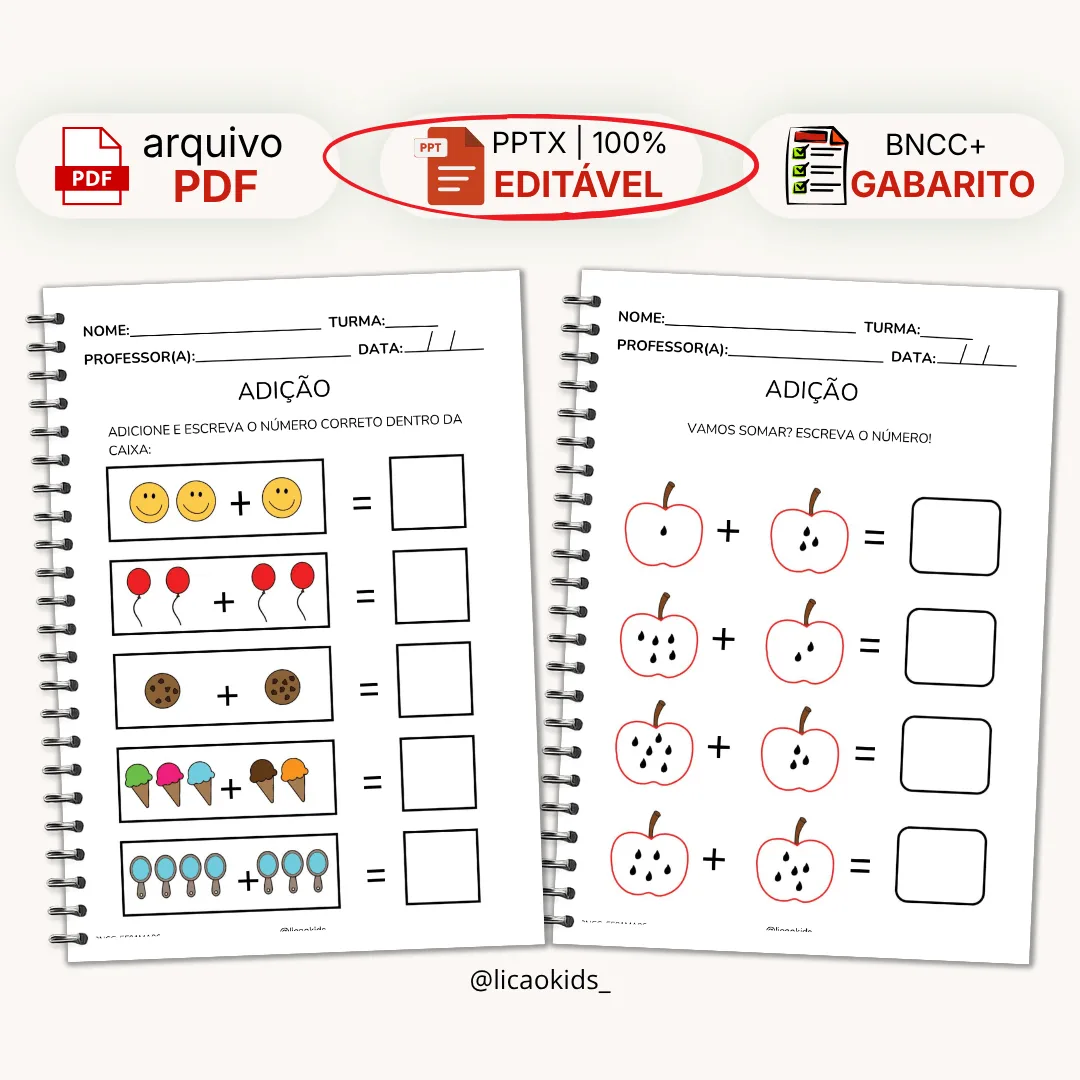 Matemática 4 Operações 1º ao 5º ano Editável - imagem 2