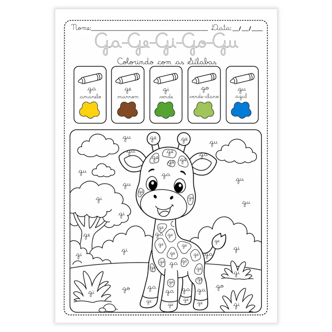 Colorindo com as Sílabas Cursivas - imagem 9