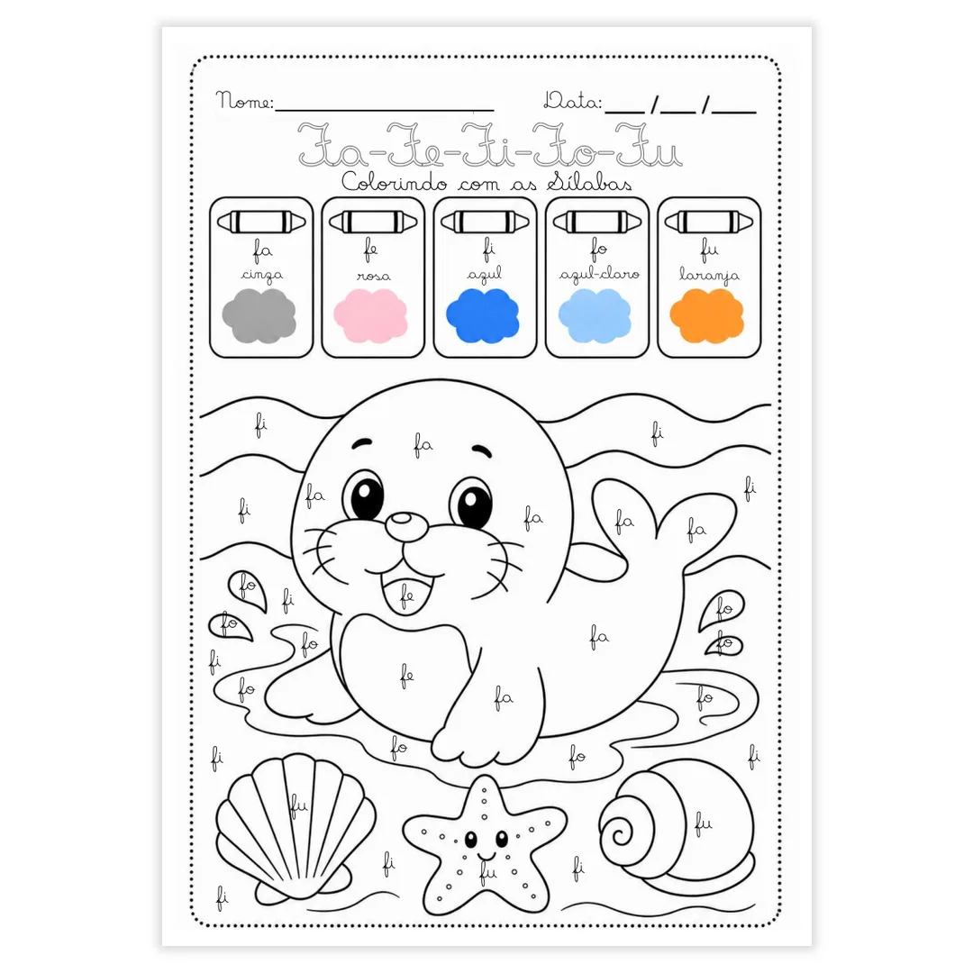 Colorindo com as Sílabas Cursivas - imagem 13