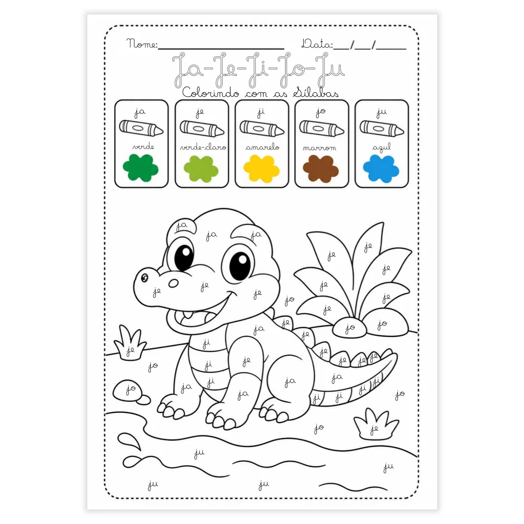 Colorindo com as Sílabas Cursivas - imagem 15