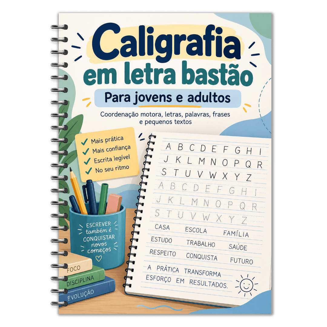 Caligrafia em Letra Bastão